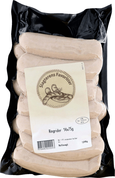 Modelbillede af Slagterens Favoritter Ringrider 14 stk 1050 g