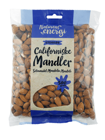 1 ps. Mandler Naturens Energi 500 g.