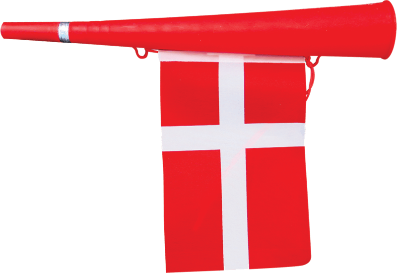 Dk Horn Med Flag