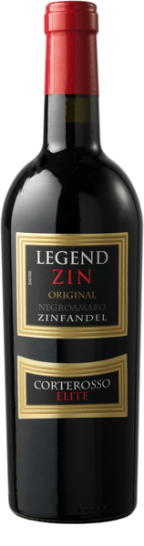 Modelbillede af Corterosso Legend Zin Negroamaro Zinfandel 0,75 l.