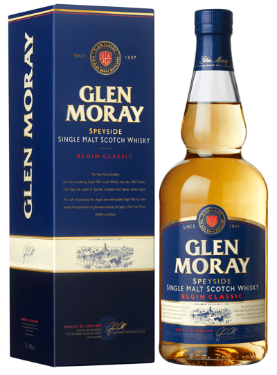 Modelbillede af Glen Moray Classic Gaveæske 40% 0,7 l.