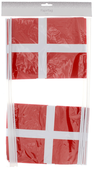 Flag på pind A4 50cm 10 stk.