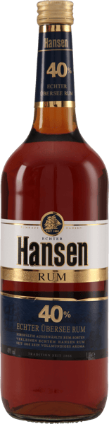 Modelbillede af Hansen Rom Blå 40% 1 l.