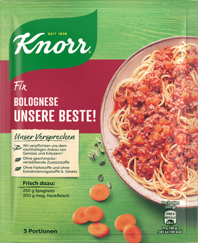 Modelbillede af Knorr Spaghetti Bolognese Fix 38g