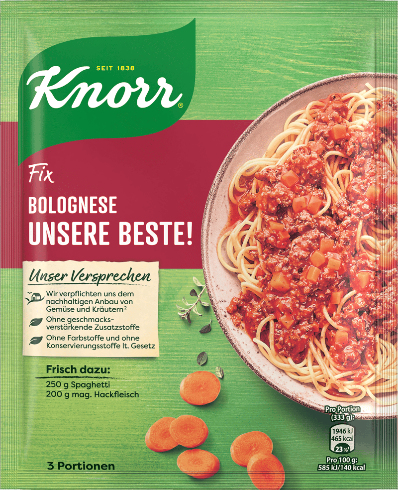 Knorr Spaghetti Bolognese Fix