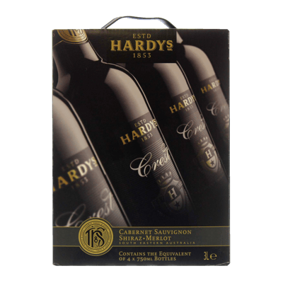 Modelbillede af Hardys Crest Cabernet/Shiraz/Merlot 3 l.