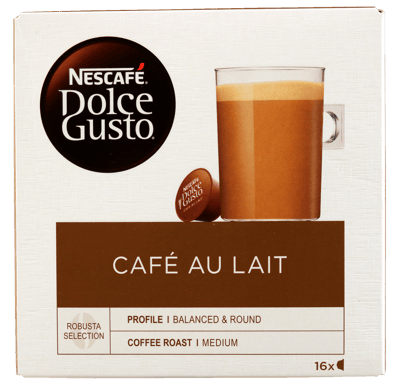 Modelbillede af Dolce Gusto Café Au Lait 16 stk