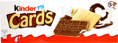 Modelbillede af Kinder Cards 128 g