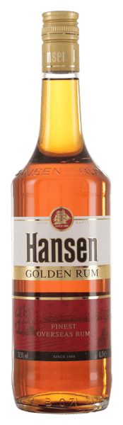 1 fl. Hansen Golden Rom 37,5% 0,7 l.