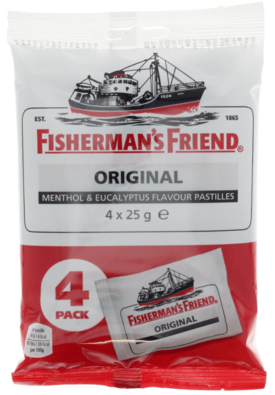 Modelbillede af Fisherman's Friend Original Extra Strong 4-pak 100 g