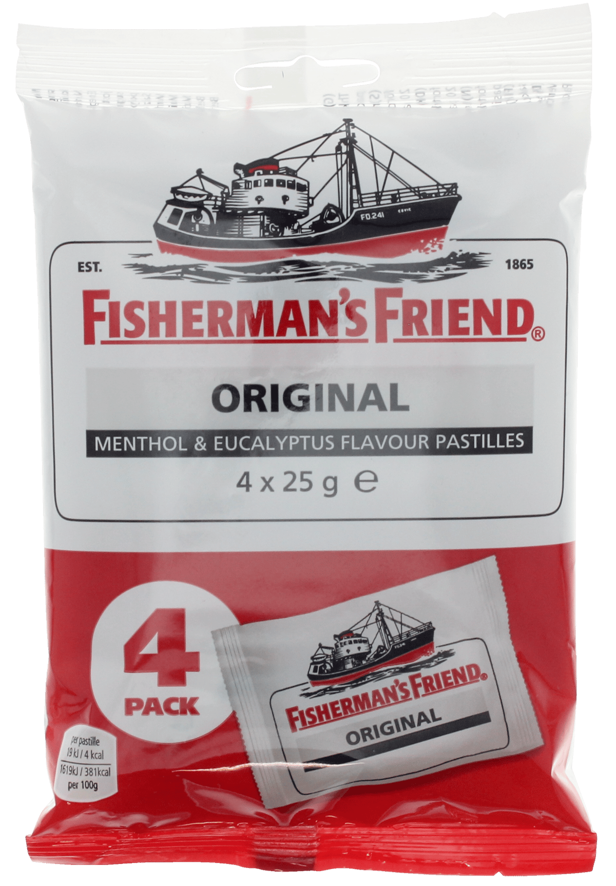 Fisherman's Friend Original Extra Strong 4-pack 100 g
