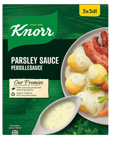 1 pk. Knorr Sauce Persille 3x20g