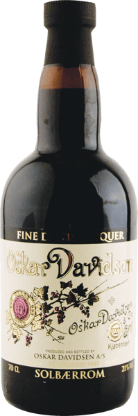 1 fl. Oskar Davidsen Solbærrom 21% 0,7 l.
