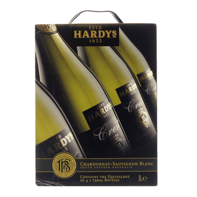 Modelbillede af Hardys Crest Chardonnay/Sauvignon Blanc 3 l. BIB