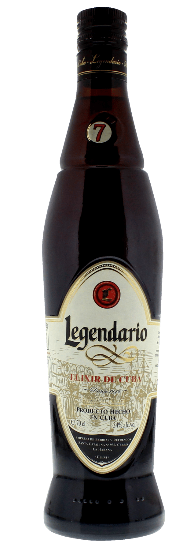 Legendario Elixir de Cuba 34% 0,7 l.