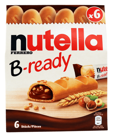 1 pk. Nutella B-Ready 6-pak 132 g