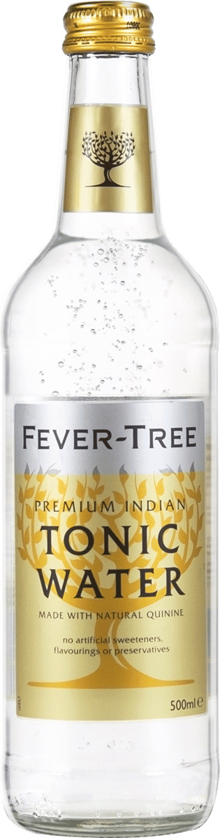 Fever-Tree Indian Tonic Water . + pant