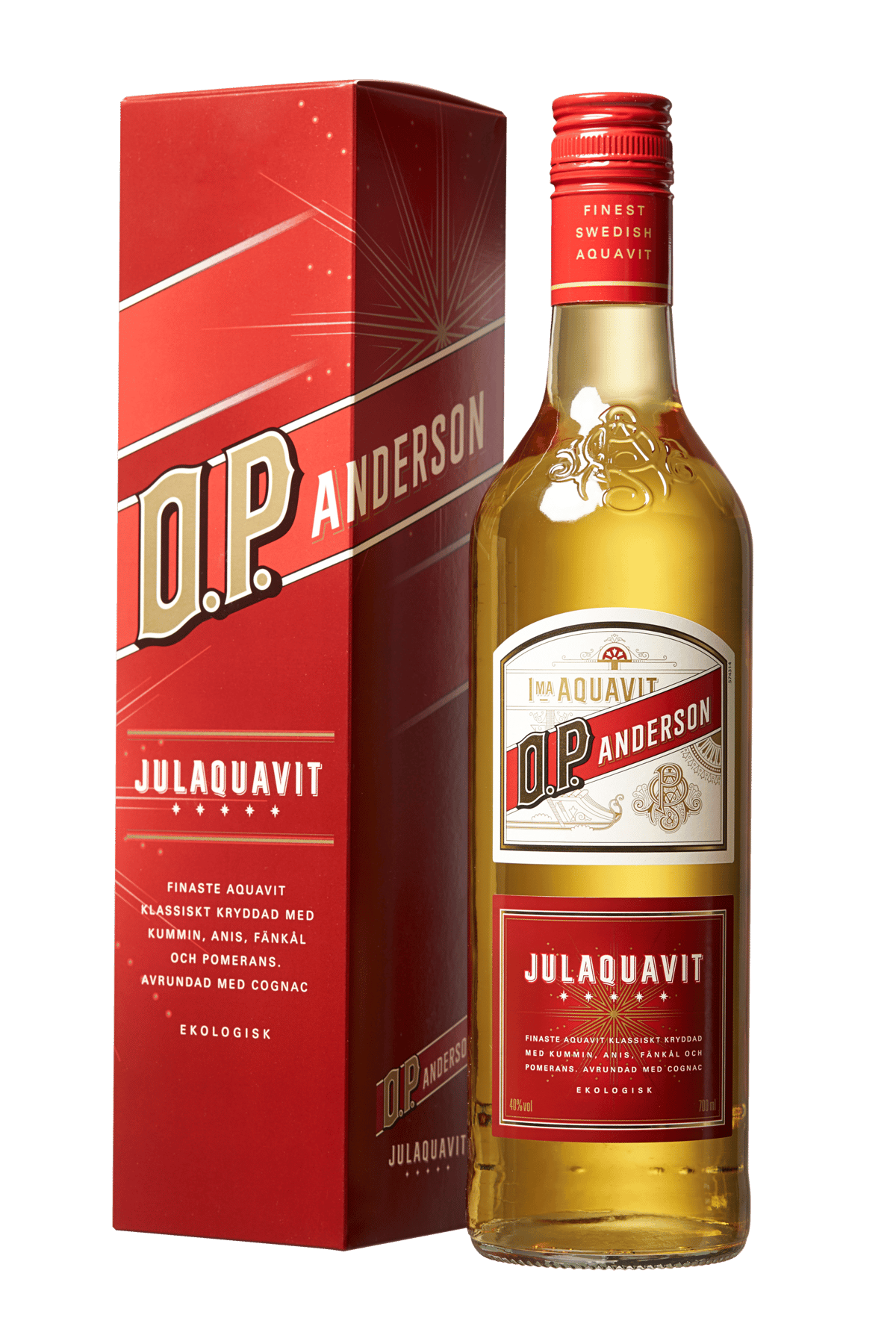 O.P. Anderson Juleakvavit 40% 0,7 l.