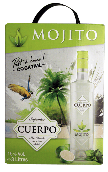 Modelbillede af Cuerpo Mojito 15% Bag in Box 3,0 l.