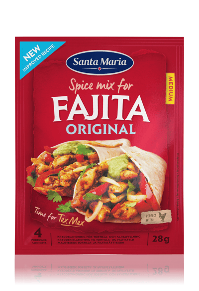 Modelbillede af Santa Maria Tex Mex Fajita Spice Mix 28 g