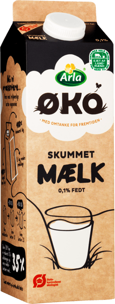 Modelbillede af ØKO Skummetmælk 1L