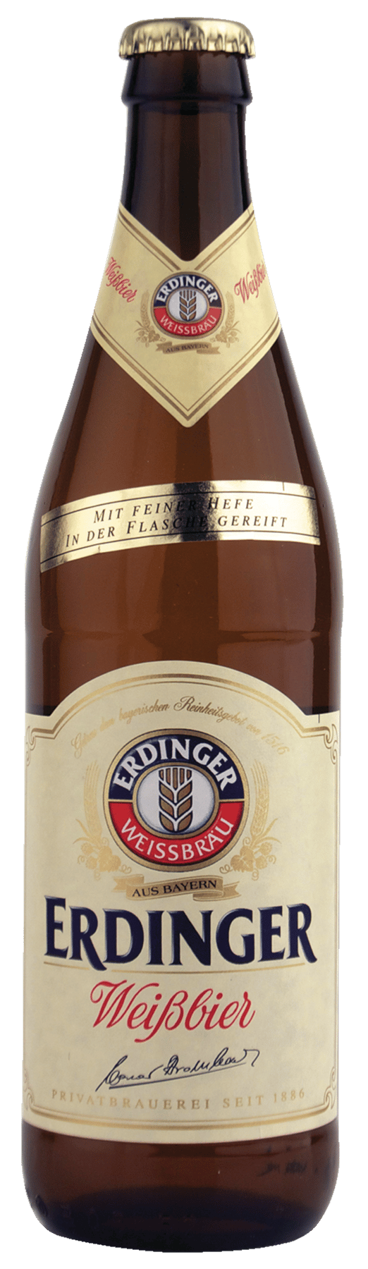Erdinger Weissbier 5,3% 50 cl. + pant