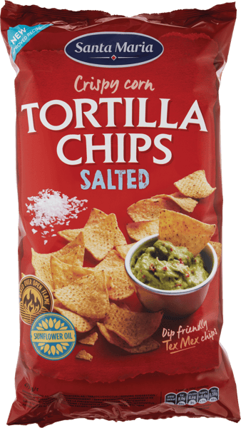 1 ps. Santa Maria Tex Mex Tortilla Chips Salted 475 g