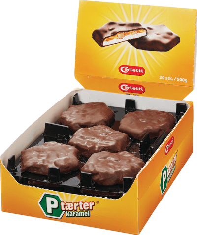 Modelbillede af Carletti P-tærter Karamel 500g