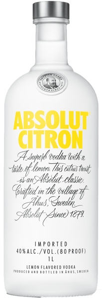 Absolut Vodka Citron 40% 1L