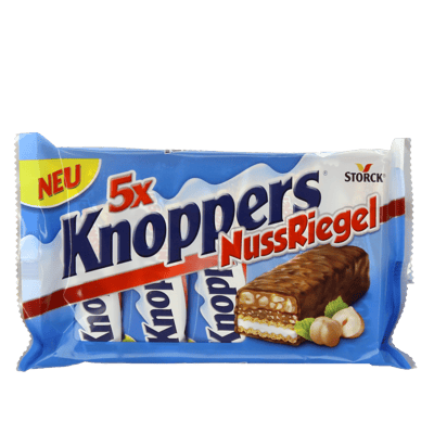 Modelbillede af Knoppers Nussriegel 5-pak 200 g