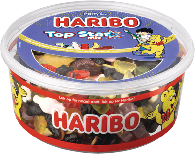 Modelbillede af Haribo Top Star Mix 1 kg