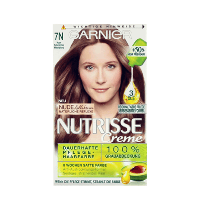 Modelbillede af Garnier Nutrisse Nudes 7.132 Dunkelblond