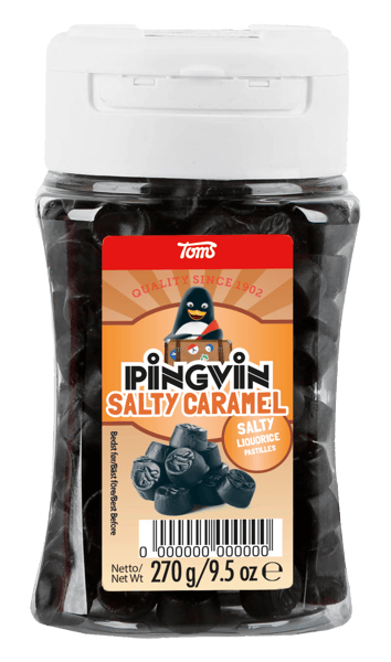 Toms Pingvin Salty caramel 270g
