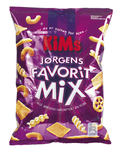 Modelbillede af Kims Jørgens Favorit Mix 140 g