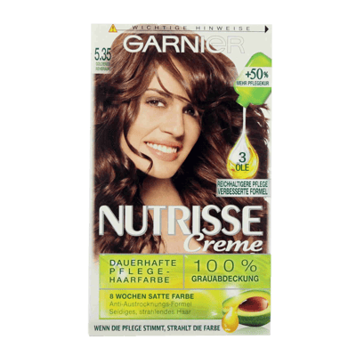 Modelbillede af Garnier Nutrisse 5.35 Goldenes Rehbraun