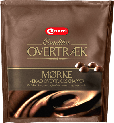 1 stk. Carletti overtræksknapper mørk 200 g