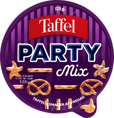 Modelbillede af Taffel Party Mix 125 g