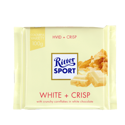 Modelbillede af Ritter Sport Hvid Crisp 100 g