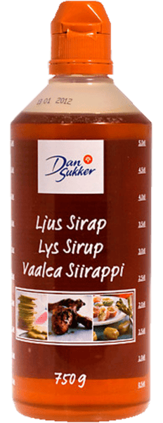 1 stk. Lys Sirup Dansukker 750 g