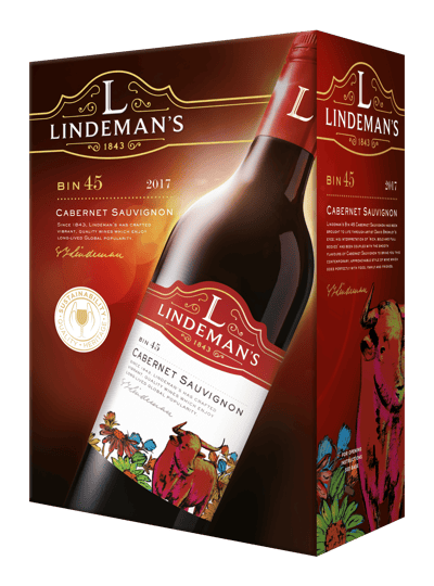 Modelbillede af Lindeman's Bin 45 Cabernet Sauvignon 3L BIB