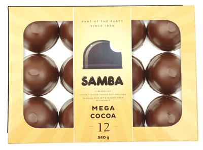 Modelbillede af Samba Mega Choko Flødeboller 12 stk 540 g