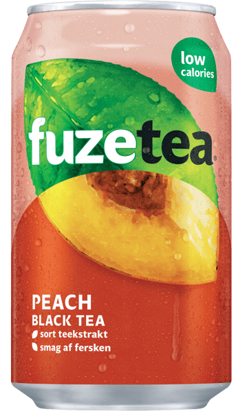 Modelbillede af Fuze Tea Black Peach 24x0,33 l.