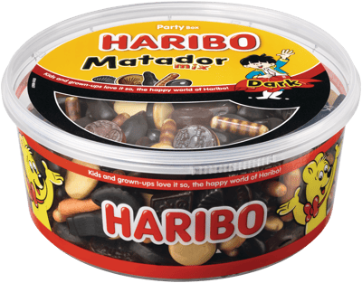 Modelbillede af Haribo Matador Mix Dark 900 g