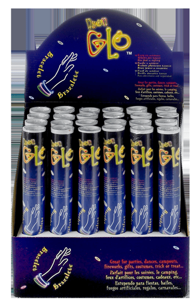 Modelbillede af Glow in the dark, rør med 15 armbånd