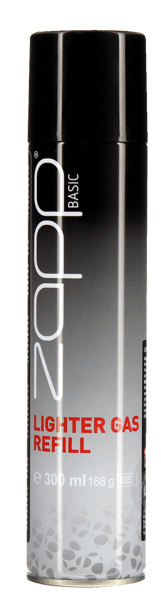 1 stk. ZAPP Lighter Gas refills 300ml 168g