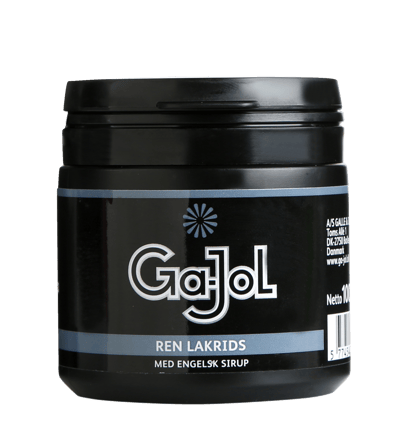 Modelbillede af Ga-Jol Sort Ren Lakrids 100 g