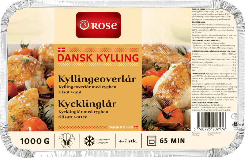 Rose Ovnklare Kyllingeoverlår