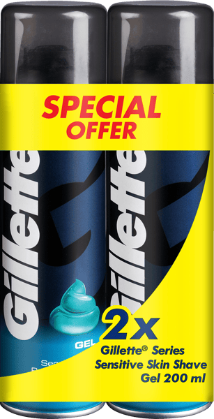 Modelbillede af Gillette Barbergel Classic 200 ml. 2-pak