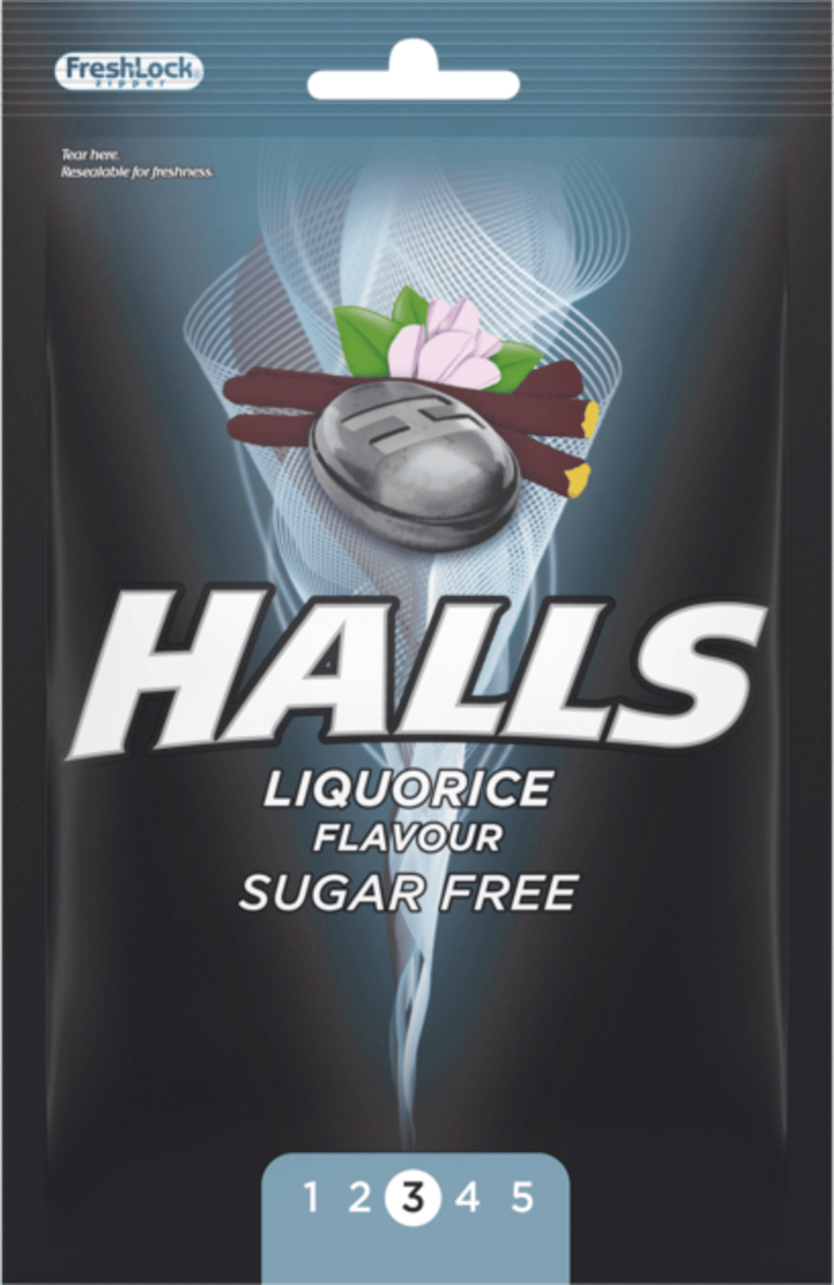 Halls Liquorice 65 g