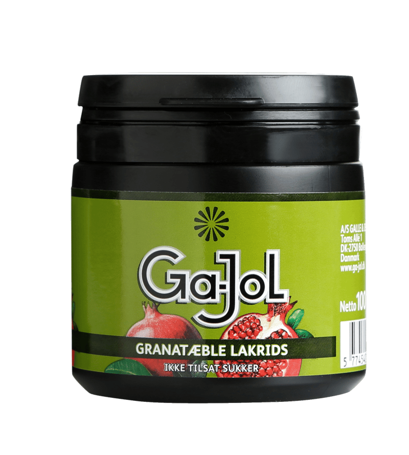 Ga-Jol Grn Granatæble Lakrids